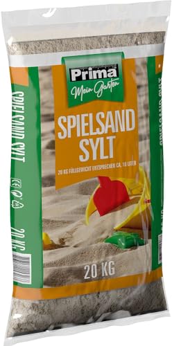 RBS24 Prima Spielsand Kinder Sandkasten Sand 20 kg - für Sandkästen und Spielplätze - frei von Schadstoffen